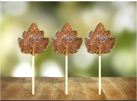 Maple Leaf Lollipop